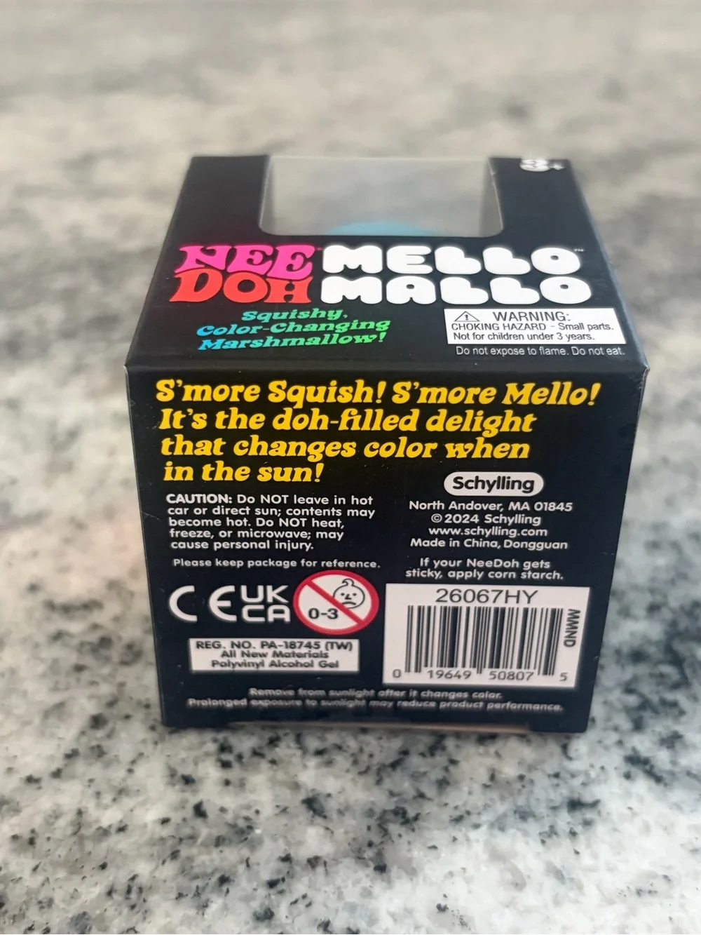 Needoh Mello Mallo Blue Squishy toy NEW Sealed Authentic Nee Doh fidget toy gift
